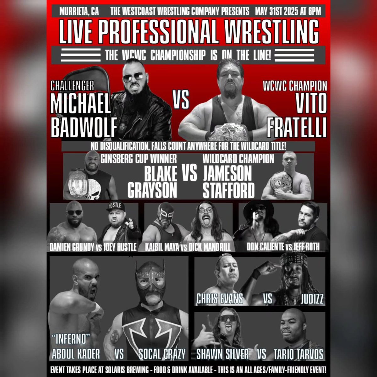 TONIGHT <a href="/thewestcoastwc/">TheWestCoastWrestlingCompany</a> has an EMERGENCE !!!