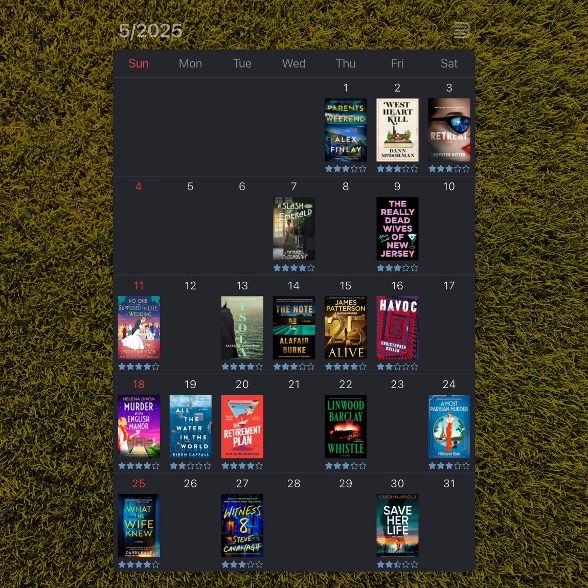 My May books…comments?