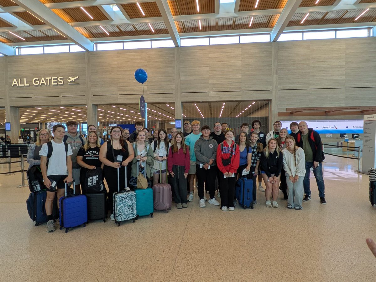 And just like that, Cooper is heading across the pond on a 12-day trip through Europe with classmates. #Memories
