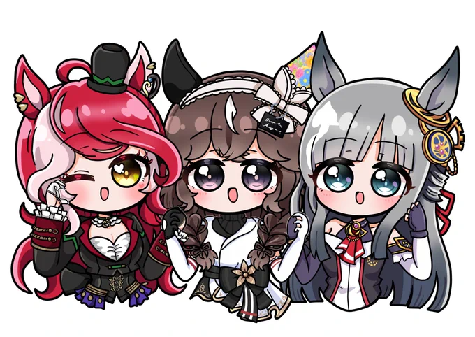今回ウマ娘6thフラスタのイラストパネルで参加させていただきましたー!見たよーっていう報告もたくさん頂き嬉しかったです