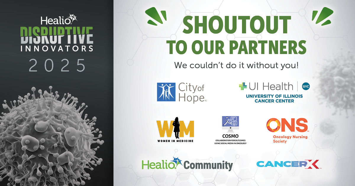 HemOnc Today (@hemonctoday) on Twitter photo As the evening comes to an end, we want to give a MAJOR shoutout to this year's partners. We couldn't do it without you!
⭐ CancerX
⭐ <a href="/cityofhope/">City of Hope</a>
⭐ <a href="/COSMOCollab/">COSMO</a>
⭐ <a href="/GoHealio/">Healio</a> Community
⭐ <a href="/oncologynursing/">Oncology Nursing Society</a>
⭐ <a href="/UICancerCenter/">University of Illinois Cancer Center</a>
⭐ <a href="/WomenInMedicine/">Women in Medicine</a> As the evening comes to an end, we want to give a MAJOR shoutout to this year's partners. We couldn't do it without you!
⭐ CancerX
⭐ <a href="/cityofhope/">City of Hope</a>
⭐ <a href="/COSMOCollab/">COSMO</a>
⭐ <a href="/GoHealio/">Healio</a> Community
⭐ <a href="/oncologynursing/">Oncology Nursing Society</a>
⭐ <a href="/UICancerCenter/">University of Illinois Cancer Center</a>
⭐ <a href="/WomenInMedicine/">Women in Medicine</a>