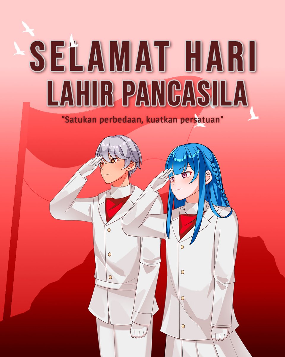 Selamat Hari Lahir Pancasila 🇲🇨
Satukan Perbedaan, Kuatkan Persatuan 

#Pancasila #Indonesia #Persatuan #FallingStar #VTuber #VTuberID #ShineTogerher