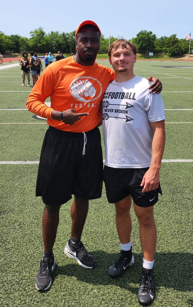 Kaden โ THE HAMMERโ Bachus (@bachuskaden) on Twitter photo Huge thank you to <a href="/CoachBVOdom/">Coach Broderic Odom M.Ed.</a> <a href="/CoachTHendrix/">Aretavious Hendrix</a> and <a href="/ECUTigersFB/">ECU Tigers Football</a> for a great camp today! I had such a great time learning and competing today!
<a href="/1BroncoFootball/">Mustang Football</a> <a href="/JeremyHarris09/">Jeremy Harris</a> <a href="/CoachDeas/">Justin Deason</a> <a href="/RecruitMustang/">Mustang Football Recruiting</a> <a href="/TheCoachStrick/">Coach Colton Strickland</a> <a href="/CoachLeeBlank/">Lee Blankenship</a> <a href="/doranj17/">Coach Doran</a> <a href="/Waleed_Gaines/">waleed gaines ๐</a> Huge thank you to <a href="/CoachBVOdom/">Coach Broderic Odom M.Ed.</a> <a href="/CoachTHendrix/">Aretavious Hendrix</a> and <a href="/ECUTigersFB/">ECU Tigers Football</a> for a great camp today! I had such a great time learning and competing today!
<a href="/1BroncoFootball/">Mustang Football</a> <a href="/JeremyHarris09/">Jeremy Harris</a> <a href="/CoachDeas/">Justin Deason</a> <a href="/RecruitMustang/">Mustang Football Recruiting</a> <a href="/TheCoachStrick/">Coach Colton Strickland</a> <a href="/CoachLeeBlank/">Lee Blankenship</a> <a href="/doranj17/">Coach Doran</a> <a href="/Waleed_Gaines/">waleed gaines ๐</a>