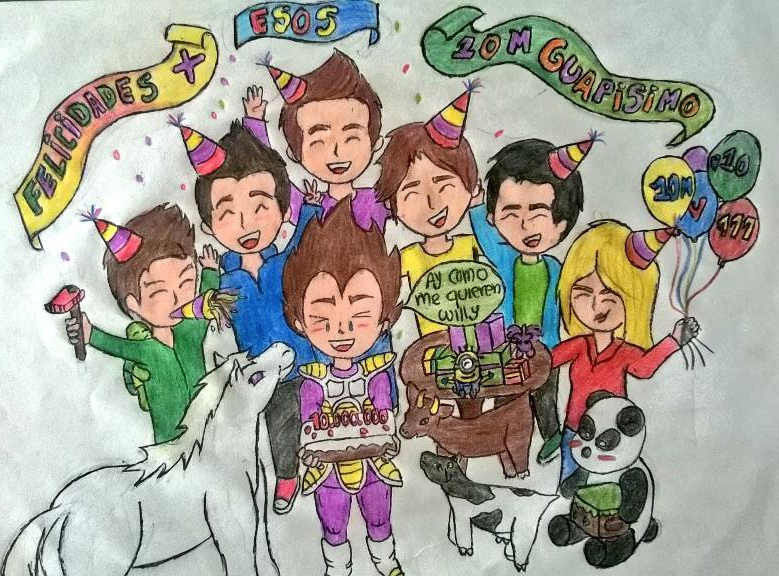 Bedoya_YT's tweet image. le pedi a la ia que recreara un dibujo que hice para veguetta hace ufff años XD y este fue el resultado , sera que la recreo yo en mi estilo actual? xd