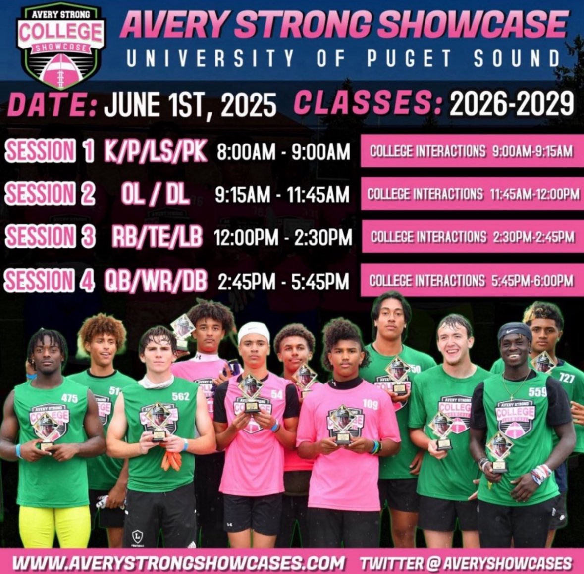 troyarnold (@troyarno1d) on Twitter photo Can’t wait to compete tomorrow!! Thank you <a href="/AveryShowcases/">Avery Strong Showcases</a>
<a href="/jeffscoma/">Coach Jeff Scoma 🏈</a> <a href="/JacobLawson24/">Jacob Lawson</a> Can’t wait to compete tomorrow!! Thank you <a href="/AveryShowcases/">Avery Strong Showcases</a>
<a href="/jeffscoma/">Coach Jeff Scoma 🏈</a> <a href="/JacobLawson24/">Jacob Lawson</a>