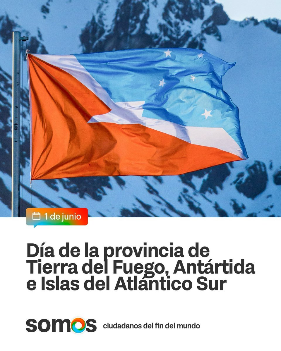 🇦🇷 Día de Tierra del Fuego, Antártida e Islas del Atlántico Sur

A 34 años de la Constitución fueguina, celebramos la historia, la identidad y el futuro de una provincia que crece con su gente, defiende su soberanía y que apuesta al desarrollo con compromiso y esperanza.