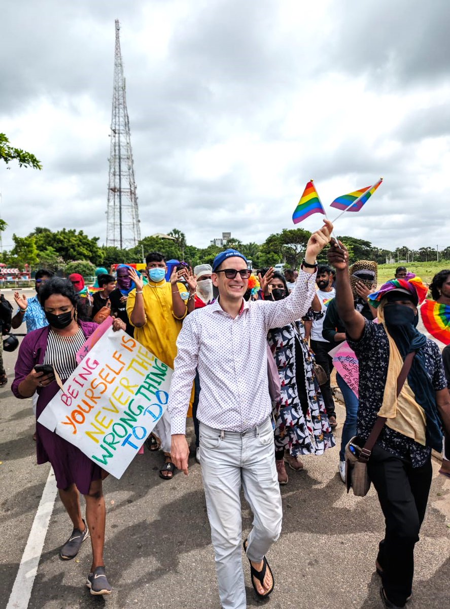We join the global community to mark the start of the #PrideMonth. We are proud to work with our partners in #SriLanka to support the rights of #2SLGBTQI community. Canada celebrates our #Pride every day!🌈🤍💗💙🤎🖤❤️🧡💛💚💙💜