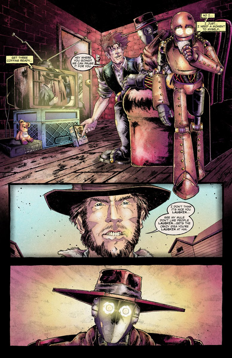 BoogieBotComics's tweet image. Clint Eastwood is the inspiration for The Bot With No Face in my graphic novel &quot;ROBERT&quot;, Fistful of Dollars specifically.

Happy Birthday to The Man With No Name! 🎂  @ClintEastwoodMP