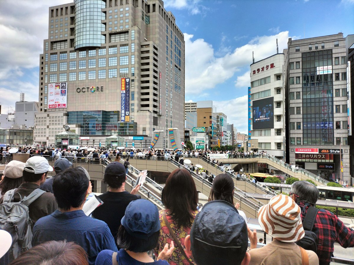 八王子は人の海です。全国から集結＼(^o^)／