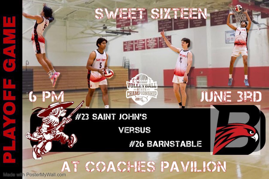 It’s official, Pioneers will host Barnstable with a trip to the Elite 8 on the line!

We’ll see you Tuesday!