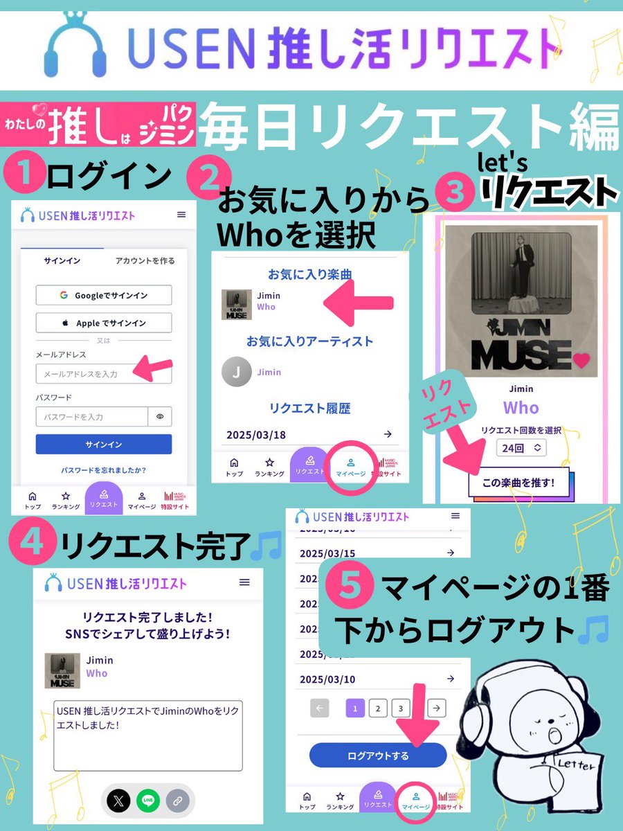 ____usagi(๑´×`๑)♥様 おまとめ4点* BTS * 匂わせ 推し活 PARKJIMINJAPAN on X: 