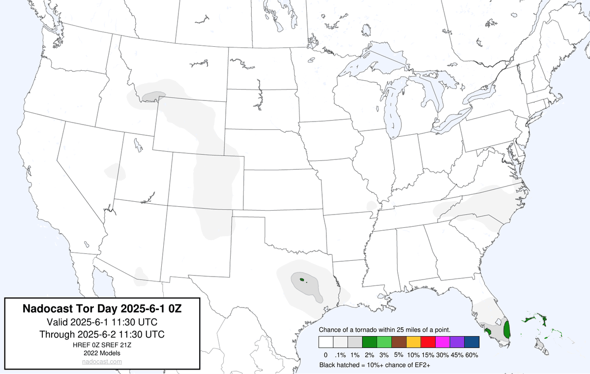 0Z Day Tornado Forecast (New New 2022 Models)