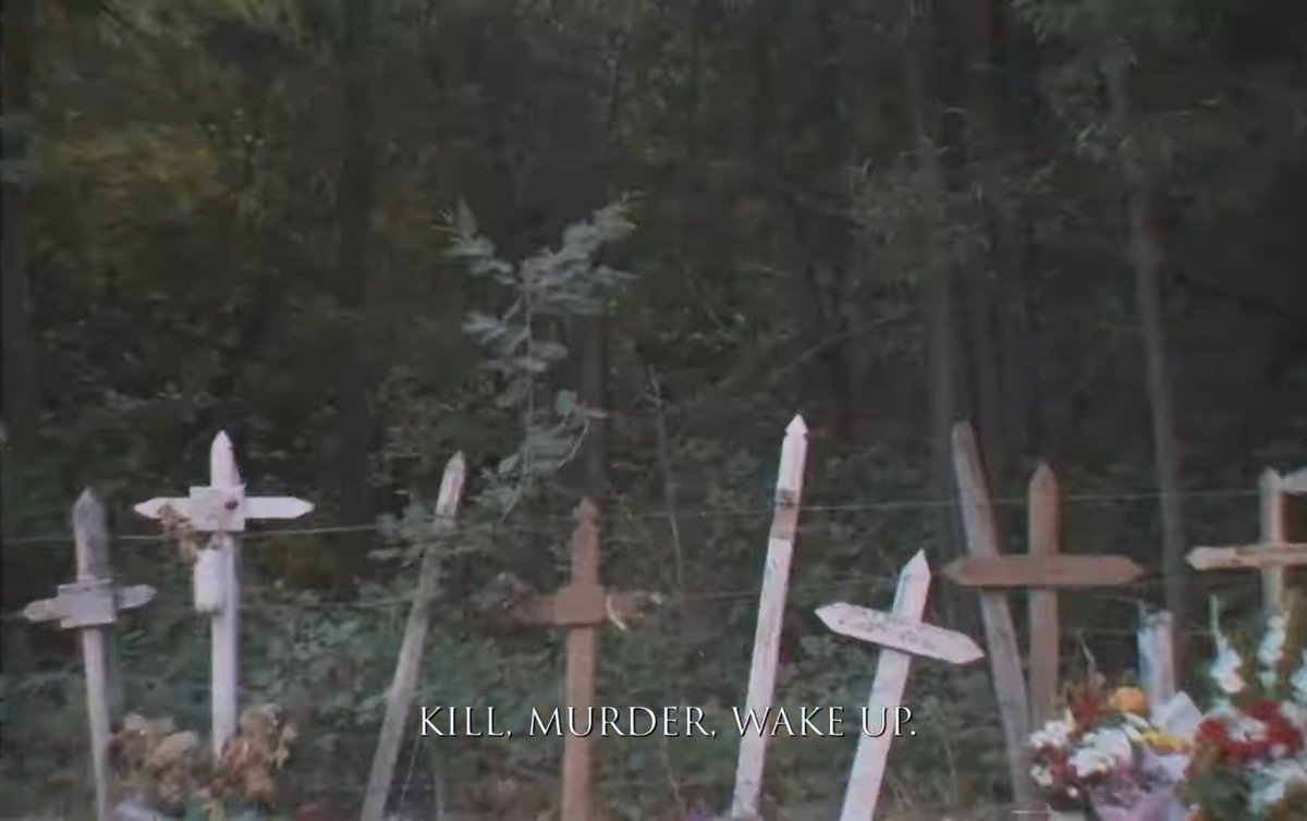 『Invoking Yell』1997年、少女3人がブラックメタルのPV撮影で森に行ったら大変なことに！チリ産POVホラー。劇中ほぼずっと少女たちの駄弁りだけが続くけど微笑ましいのでOK。そして彼女らがやる曲がかなり好き！ホラー要素？ほんの少しだけあるよ！！