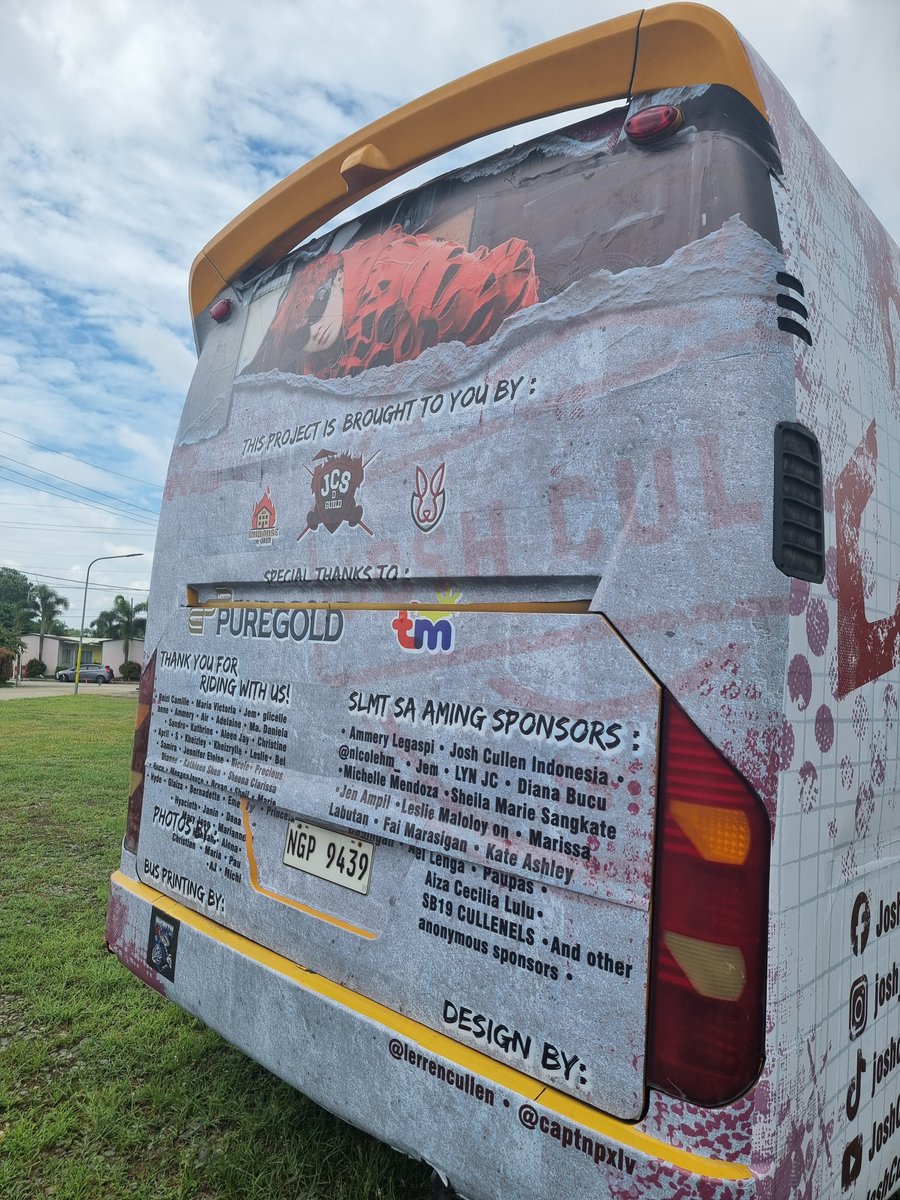 πΈ APRiENNE ππ’ (@aprienneforjosh) on Twitter photo The Saw-Bus for SSOB, now parked at Parking C! Ganda mag photo op dito oh! Josh, what if, tara pic sa bus mo? π₯°
<a href="/JoshCullen_s/">JOSH CULLEN</a>
#SB19_JOSH #JOSHCULLEN
#OurSuperstarJC #JCSaWntos
THE WORLD IS YOURS SB19
<a href="/SB19Official/">SB19 Official</a> #SB19
#SaWWorldTourPH The Saw-Bus for SSOB, now parked at Parking C! Ganda mag photo op dito oh! Josh, what if, tara pic sa bus mo? π₯°
<a href="/JoshCullen_s/">JOSH CULLEN</a>
#SB19_JOSH #JOSHCULLEN
#OurSuperstarJC #JCSaWntos
THE WORLD IS YOURS SB19
<a href="/SB19Official/">SB19 Official</a> #SB19
#SaWWorldTourPH