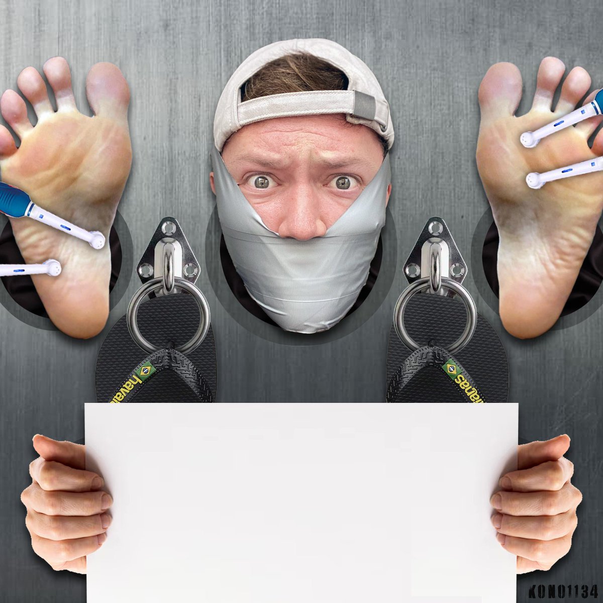 I shouldn't post spur-of-the-moment manips when I'm horny, might delete later...but I'm so curious as to how people would caption <a href="/KBfeet/">👣</a> in this position 🤣🔥
#malefeet #gayfeet #tickletorture #maletickling