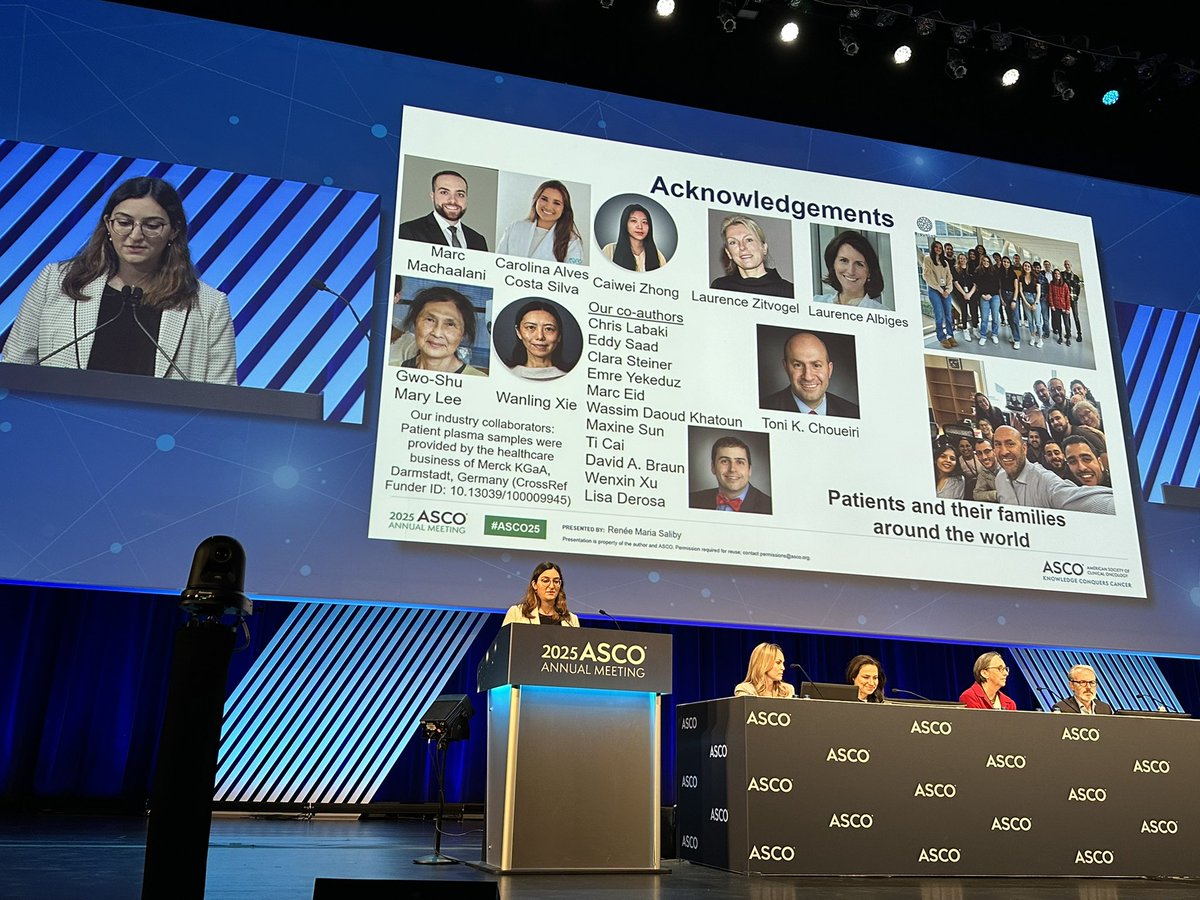 Eddy Saad (@eddy_saad) on Twitter photo Hard to describe how big of a moment that was!
Congrats Dr <a href="/ReneeSaliby/">Renee Maria Saliby</a> for a brilliant <a href="/ASCO/">ASCO</a> presentation! You make us all proud!
And kudos to the whole team behind this work <a href="/MarcMachaalani/">Marc Machaalani</a> <a href="/CarolinaAlvesC5/">Carolina Alves Costa Silva, MD, PhD</a>. It truly takes a village! Hard to describe how big of a moment that was!
Congrats Dr <a href="/ReneeSaliby/">Renee Maria Saliby</a> for a brilliant <a href="/ASCO/">ASCO</a> presentation! You make us all proud!
And kudos to the whole team behind this work <a href="/MarcMachaalani/">Marc Machaalani</a> <a href="/CarolinaAlvesC5/">Carolina Alves Costa Silva, MD, PhD</a>. It truly takes a village!