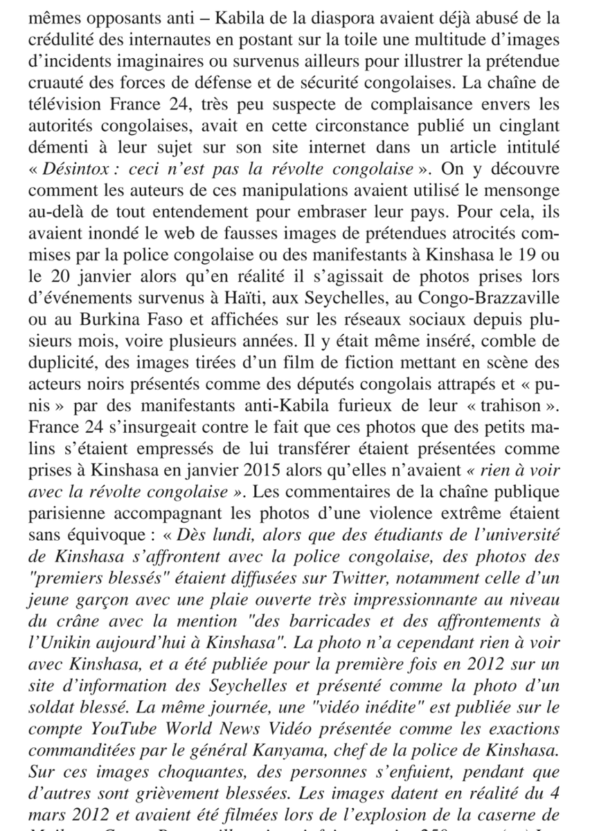 LM Omalanga “Avant-Propos” in LM Omalanga (dir) Kabila et le réveil du géant: Le regard des uns et des autres (L’Harmattan, Paris, 2015)

“Un recueil de pamphlets au vitriol écrit avec des plumes trempées dans les miasmes nauséeux d'une haine revancharde signé par une dizaine