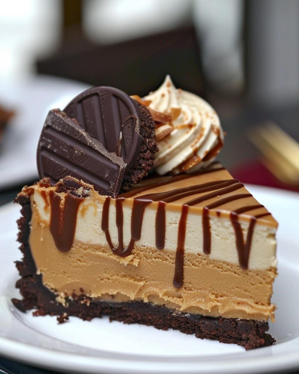 Chocolate Peanut Butter Cheesecake 🥜