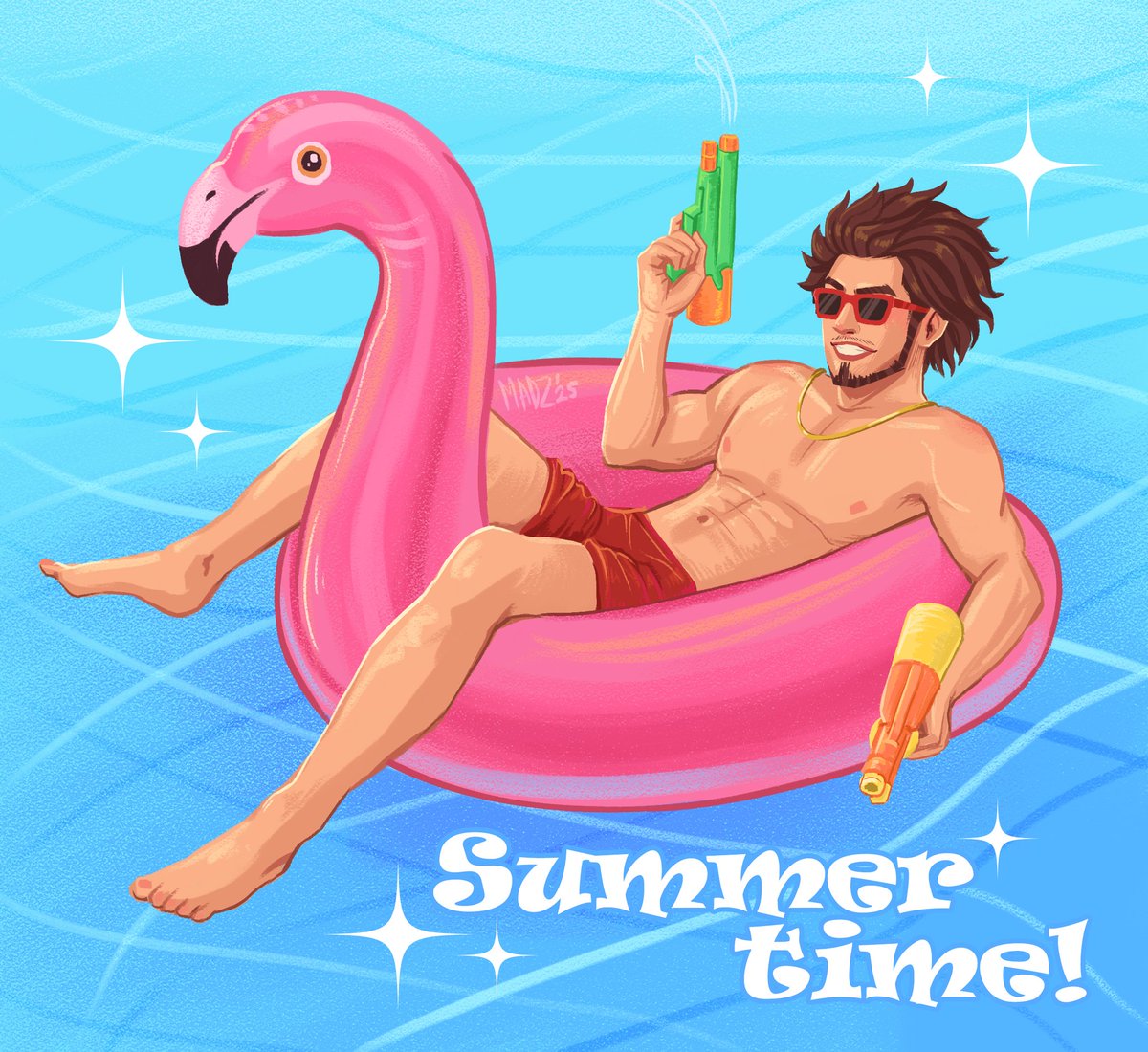 madz_moon's tweet image. It's summertime!!! ☀️✨🌈🍀
#rgg #ryugagotoku #龍が如く #kasugaichiban #yakuza