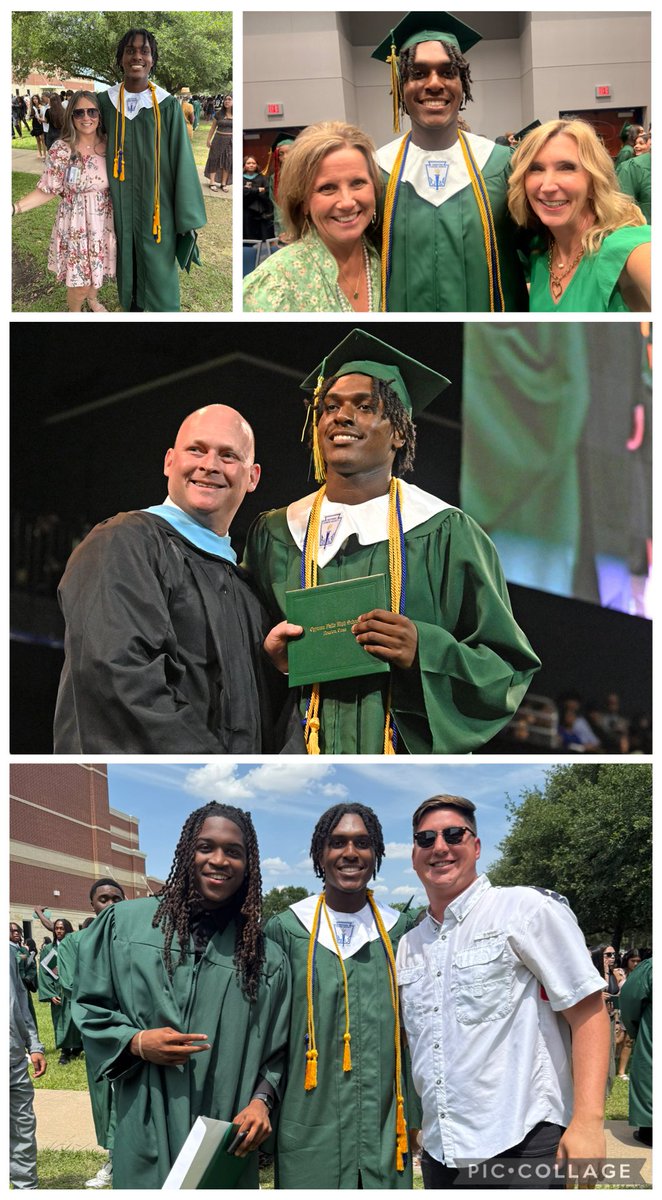 O_L_Mayers's tweet image. I’ve poured into countless students over the years, cheering them on to graduation, but when it’s your own child crossing that stage, it hits different. 
@HunterMayers_ you’ve made us all so proud. Thank you @CyFairISD for helping shape this journey. #ClassOf2025 #LSUBound