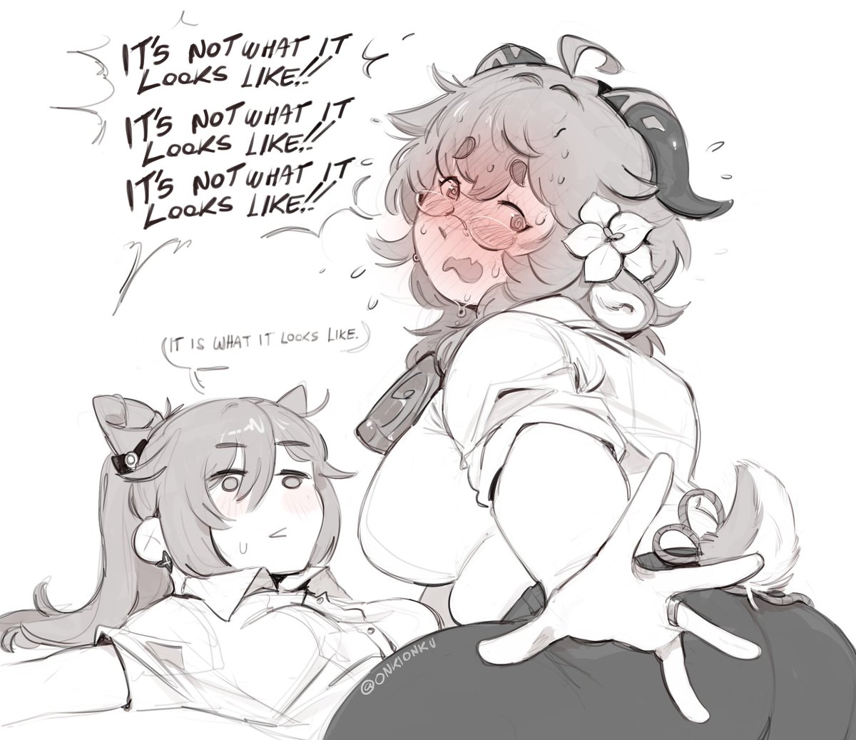 LOOK AWAY TIANQUAN!!
#Ganyu #Keqing #ganqing #GenshinImpact