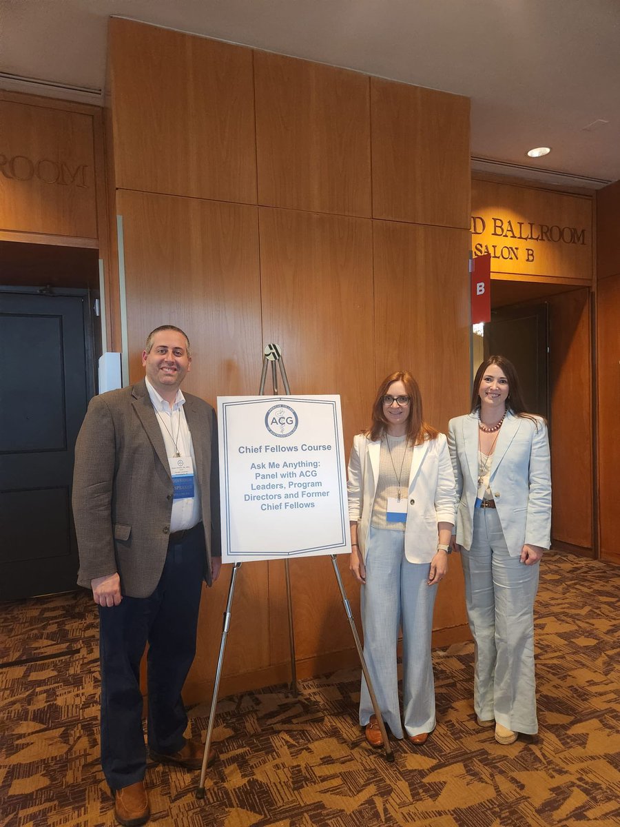 Ariel Aday (@arieladay) on Twitter photo Incredible weekend at the <a href="/AmCollegeGastro/">ACG</a> #ChiefFellows course! Great discussions & company with these future leaders!
Truly 🌟 inspirational 🌟 advice from <a href="/AmyOxentenkoMD/">Amy Oxentenko MD</a> and <a href="/BilalMohammadMD/">Mohammad Bilal, MD</a>!
It was an honor to co-direct the course with <a href="/AdamEhrlichMD/">Adam C. Ehrlich, MD, MPH, FACG</a> & <a href="/BMatro_IBDMD/">Becky Matro MD</a>! 🙏🏼 Incredible weekend at the <a href="/AmCollegeGastro/">ACG</a> #ChiefFellows course! Great discussions & company with these future leaders!
Truly 🌟 inspirational 🌟 advice from <a href="/AmyOxentenkoMD/">Amy Oxentenko MD</a> and <a href="/BilalMohammadMD/">Mohammad Bilal, MD</a>!
It was an honor to co-direct the course with <a href="/AdamEhrlichMD/">Adam C. Ehrlich, MD, MPH, FACG</a> & <a href="/BMatro_IBDMD/">Becky Matro MD</a>! 🙏🏼