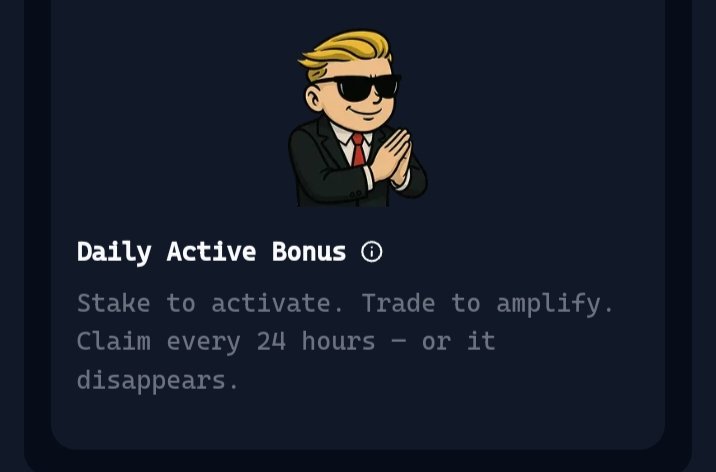 raxnorx's tweet photo. GM 🌄❤️
🚀 Daily Active Bonus is a must-grab at @virtuals_io! 💰

✅ Just stake to activate
✅ Trade to boost the rewards
⏳ Don’t forget to claim every 24 hours — or it vanishes! 💨

Maximize your earnings with minimal effort. 🔥

#VirtualsAI #Web3 #DeFi #PointsFarm https://t.co/IbBcSzrrGm