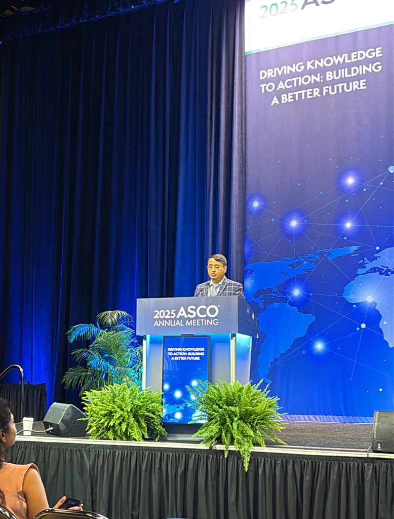 Miami Cancer Institute Research (@miamicancerinst) on Twitter photo Congratulations to Dr. Sarbajit Mukherjee (<a href="/Sarbaji85064063/">Sarbajit Mukherjee</a>), our new Chief of GI Medical Oncology, for presenting an oral abstract on neoadjuvant strategies in biliary tract cancer. šš
We look forward to advancing these approaches in future clinical trials.
#ASCO25 Congratulations to Dr. Sarbajit Mukherjee (<a href="/Sarbaji85064063/">Sarbajit Mukherjee</a>), our new Chief of GI Medical Oncology, for presenting an oral abstract on neoadjuvant strategies in biliary tract cancer. šš
We look forward to advancing these approaches in future clinical trials.
#ASCO25