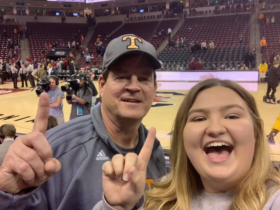 my dad and i over the years🥹 love cheering on the vols with this guy