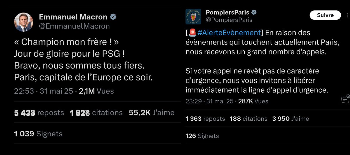 "Champion mon frère ! "
#PSGINT #UCLFinal #ParisInter