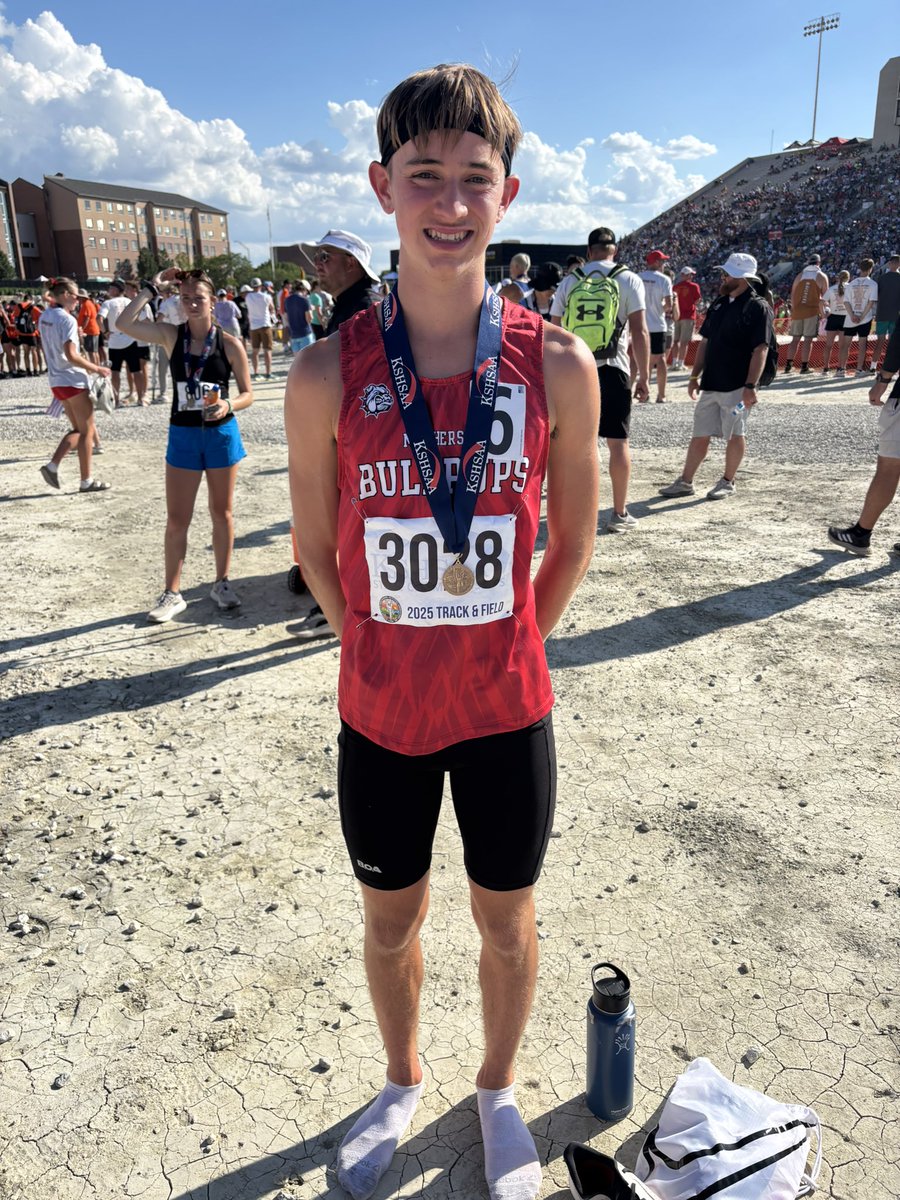 John Montgomery (@coachjmonty) on Twitter photo We have a Pup on the podium! In his 4th event of the state meet Junior Caleb Muehler picks up his 4th podium appearance with an 8th place finish in the 800m!
What a meet…what a season. Can’t wait to see what his senior year brings!
<a href="/MHSBullpups/">McPherson HS</a> We have a Pup on the podium! In his 4th event of the state meet Junior Caleb Muehler picks up his 4th podium appearance with an 8th place finish in the 800m!
What a meet…what a season. Can’t wait to see what his senior year brings!
<a href="/MHSBullpups/">McPherson HS</a>