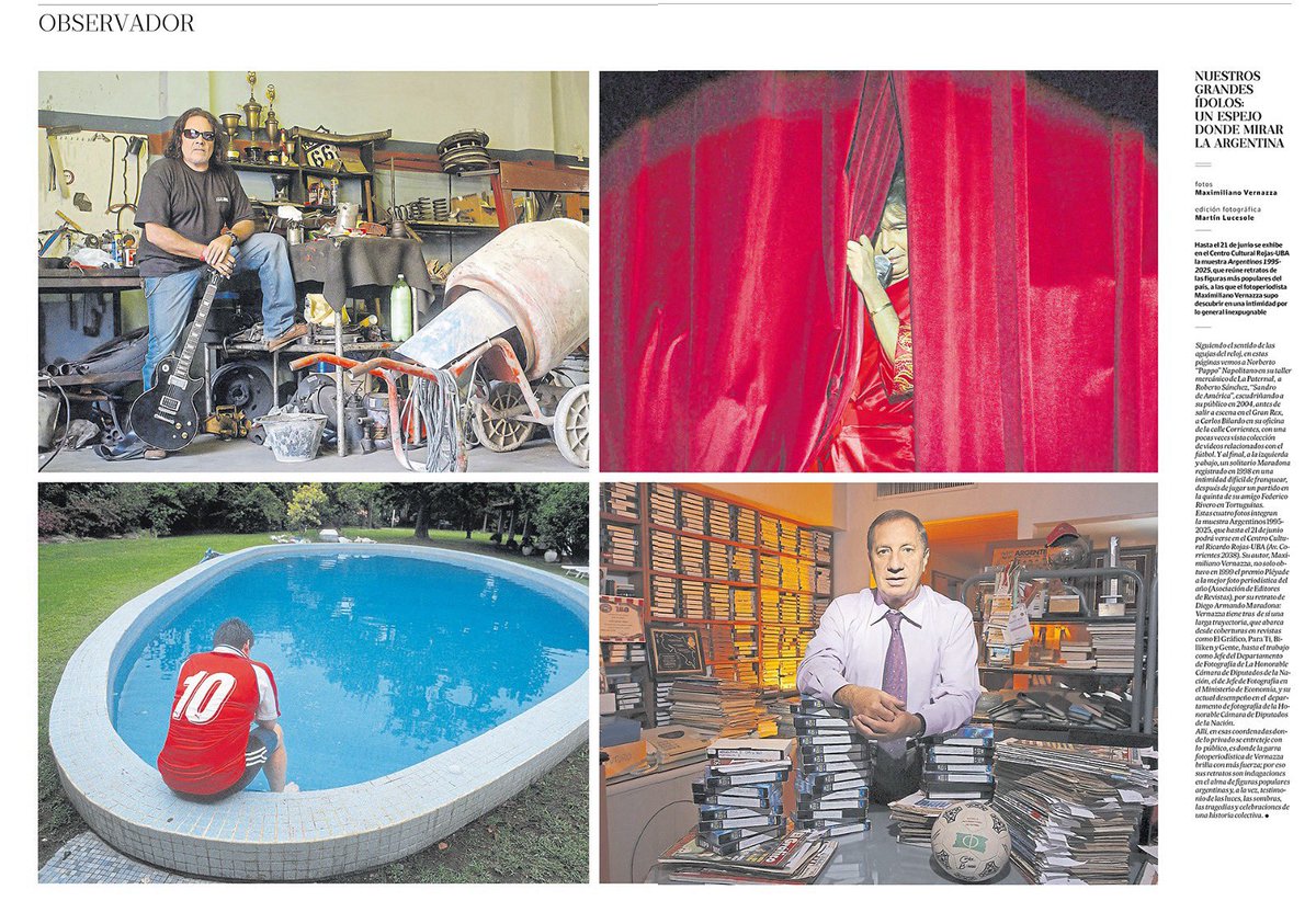 ARGENTINOS 1995 - 2025 en la edición papel del diario <a href="/LANACION/">LA NACION</a> 
Hasta el 21 de junio en <a href="/elrojasuba/">ElRojas</a> de lunes a sábados de 10 a 20 hs.
Av Corriebtes 2038, CABA.
Entrada libre y gratuita.