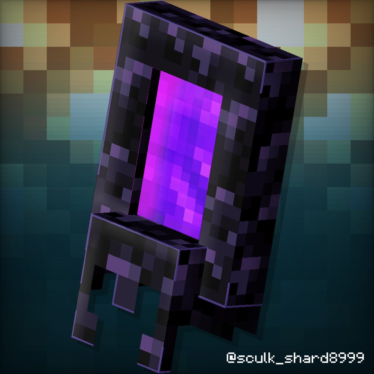 sculk_shard8999's tweet image. Nethe portal helmet...
@BobicraftMC #minecraftmania #Minecraft #Blockbench