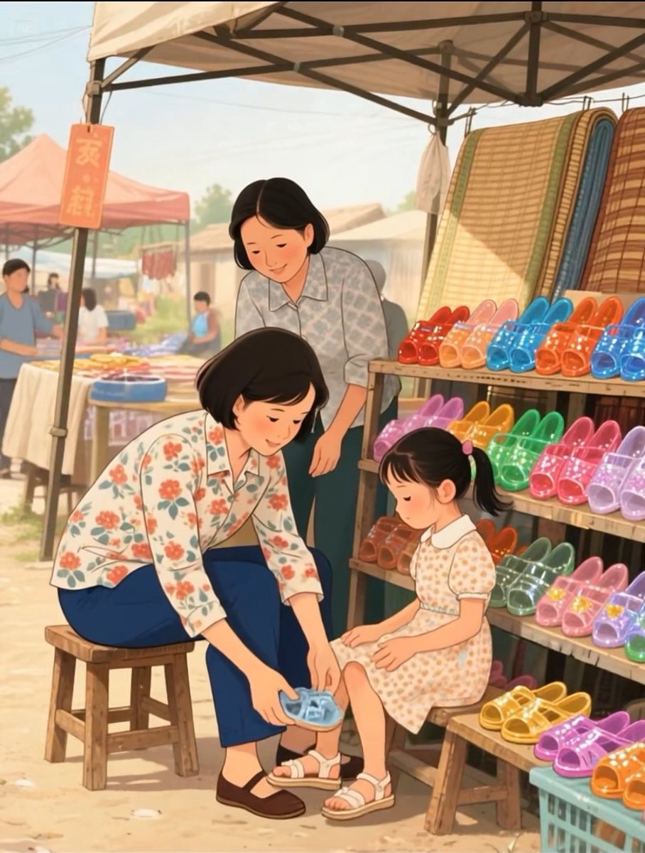 六一儿童节，妈妈带我买新鞋