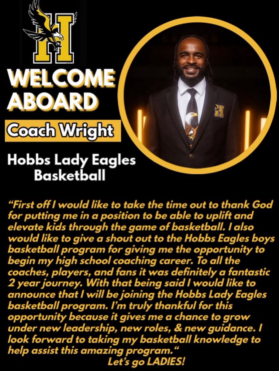 ImTwayne's tweet photo. Grateful, Humble &amp; Truly Blessed 🙏🏾🏀 ✨ 
#HobbsLadyEaglesBasketball 🦅 https://t.co/0talzkolSy