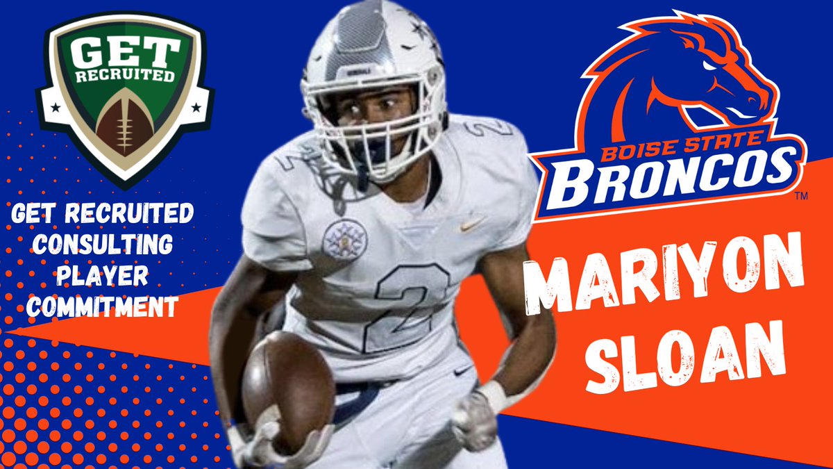 Get Recruited (@get__recruited) on Twitter photo CONGRATULATIONS Mariyon Sloan on your commitment. Another Get Recruited Consulting client finding the perfect fit. getrecruitedconsulting.com The recruiting experts. <a href="/Get__Recruited/">Get Recruited</a> @1of1lifeskills <a href="/Coach_RMattison/">Ryan Mattison</a> <a href="/Coach_Brady/">Aaron Brady</a> <a href="/CoachA35Scout/">Coach Ron Anzevino</a> <a href="/PremiunSports/">Sports Solutions Marketing/SSPN</a> <a href="/GoMVB/">GoMVB Get Seen. Get Serious. Get to the Next Level</a> CONGRATULATIONS Mariyon Sloan on your commitment. Another Get Recruited Consulting client finding the perfect fit. getrecruitedconsulting.com The recruiting experts. <a href="/Get__Recruited/">Get Recruited</a> @1of1lifeskills <a href="/Coach_RMattison/">Ryan Mattison</a> <a href="/Coach_Brady/">Aaron Brady</a> <a href="/CoachA35Scout/">Coach Ron Anzevino</a> <a href="/PremiunSports/">Sports Solutions Marketing/SSPN</a> <a href="/GoMVB/">GoMVB Get Seen. Get Serious. Get to the Next Level</a>
