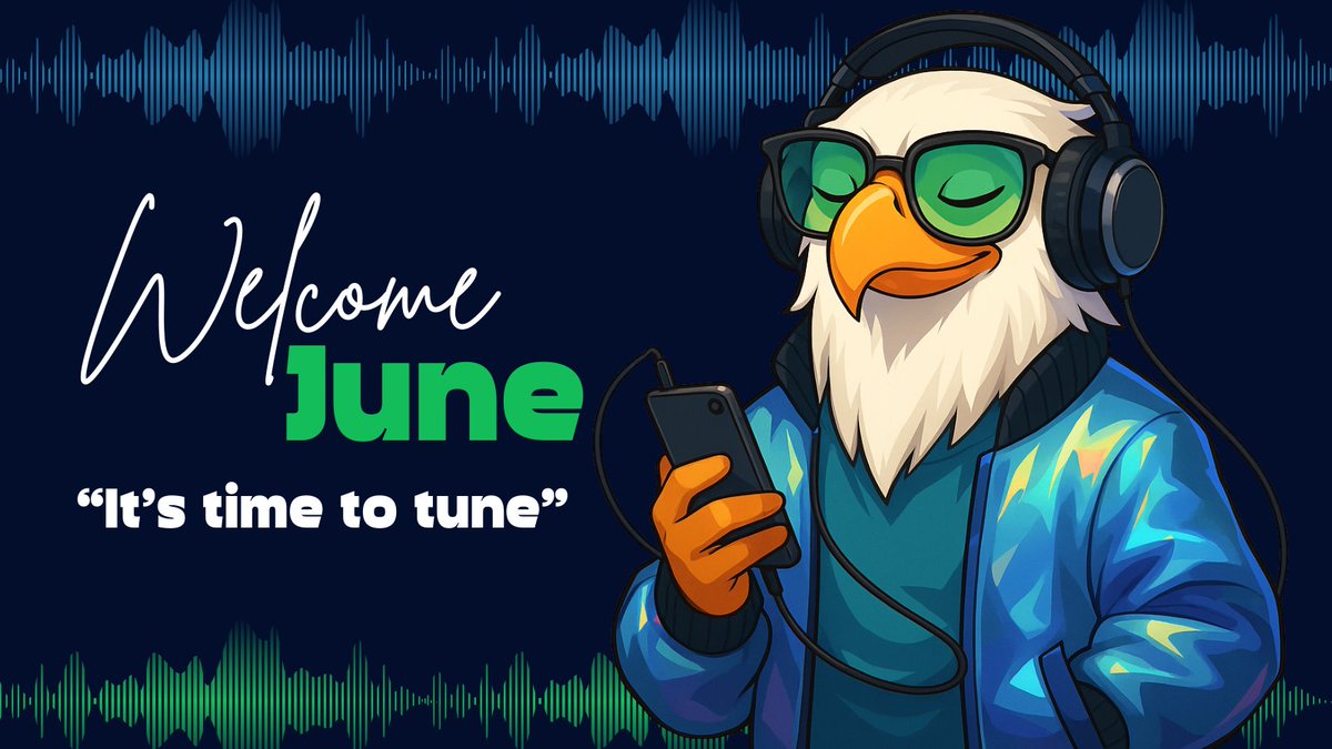 🎧🦅 Welcome, June! It’s Time to Tune. 🎶

This month, we’re not just stepping forward, we’re tuning in.

✨ In June, it’s all about alignment, with your values, your voice, and your vision. Whether you’re building your personal brand, shaping your identity, or refining your