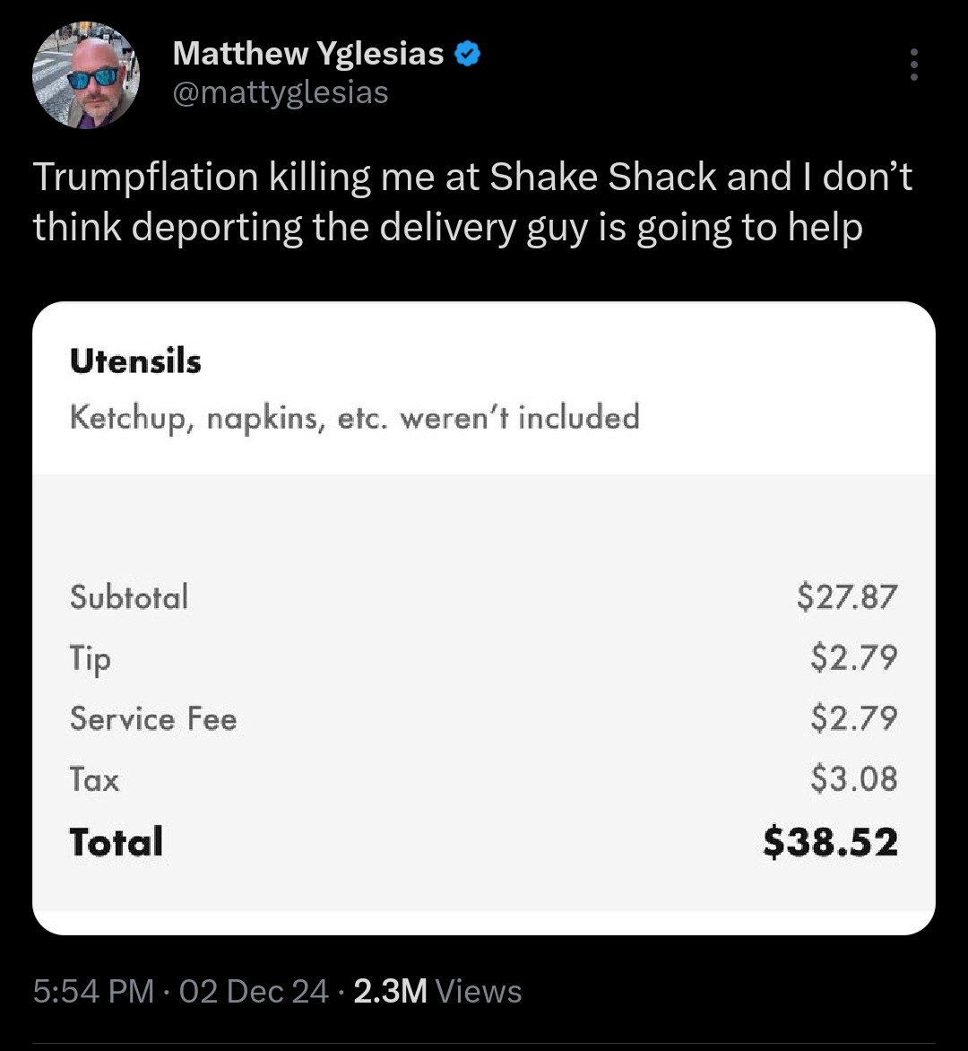 I'm a very generous tipper