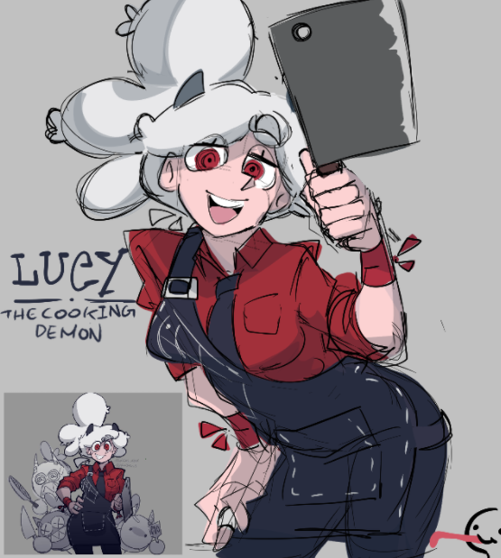 RuXer_s's tweet photo. lil' doodle of this old drawing https://t.co/9RQip4gKfU