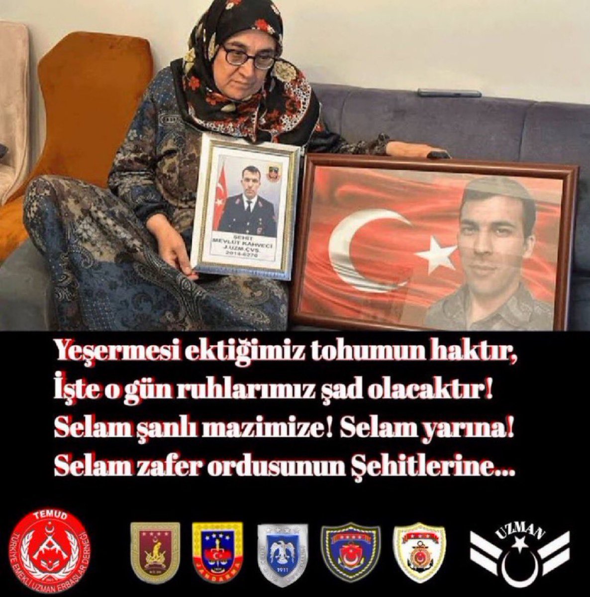 39 yıldır sözleşme ile mesleki güvence olmadan görev yapıyorlar
Şimdi kahramanlara haklarını teslim zamanı
Şimdi Uzman Çavuşlara K A D R O zamanı
Şimdi Kerpiç evlerin yiğitleri #UzmanÇavuşlar’a tüm özlük haklarını verme zamanı

'' K A D R O '' ile geleceğe güvenle
bakmak