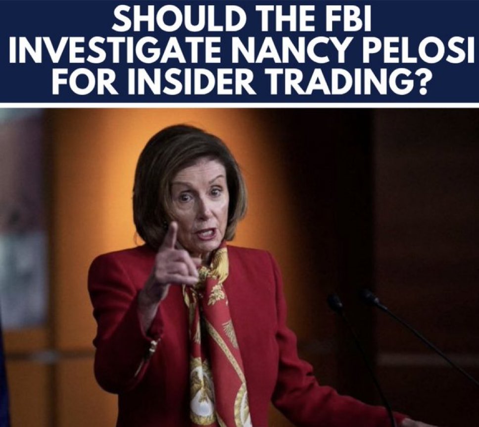 Should Nancy Pelosi be investigated?