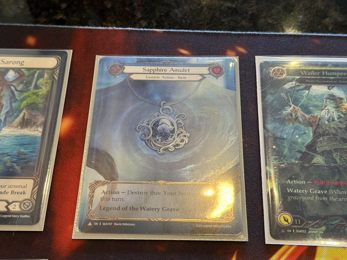 Sheeesh 1 outta 100, lucky day. God pack of cases

Do I play it in my Gravy deck double sleeved or single sleeved?

#fabtcg