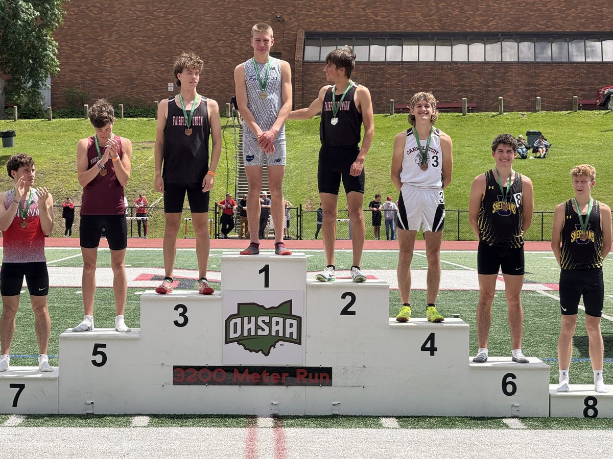 CWTrack's tweet image. Ricky capped off the day with a state berth in a loaded 3200 field. He has his eyes set on the podium at Jesse O next week after smashing the school and district records of late! I know this guy has it in him - no one finishes a race like he does.