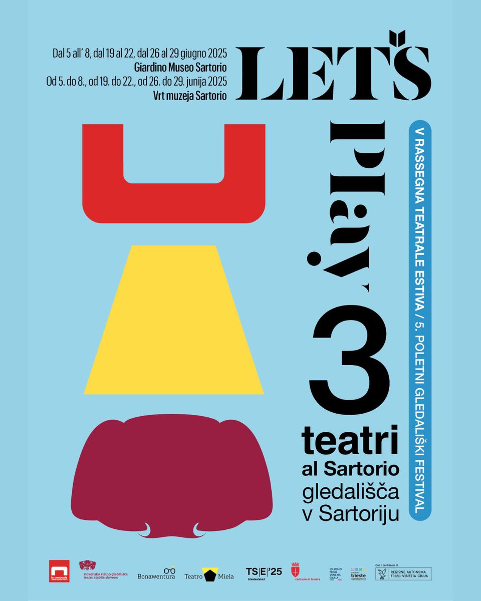 DiscoverTrieste's tweet photo. Giovedì 5 al via #Triestestate con il primo spettacolo della rassegna teatrale #Letsplay a cura @TeatroMiela @ContradaTeatro @SSGTrst! Scopri tutto il programma > https://t.co/03DKgwzquw https://t.co/vwSWD3zLHz