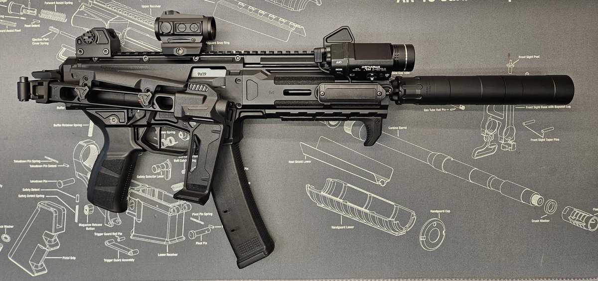 💥Got bored so I changed the SB Tactical brace on the CZ Scorpion 3+ to the <a href="/Strike_Ind/">Strike Industries</a> FSA dual folding brace! Has great lock up and a thinner profile! First 2 pics SB, next 2 the Strike!👊🏼
#2A 🇺🇸
#Holosun
#Obsidian9
#MolonLabe
#CZScorpion3+
