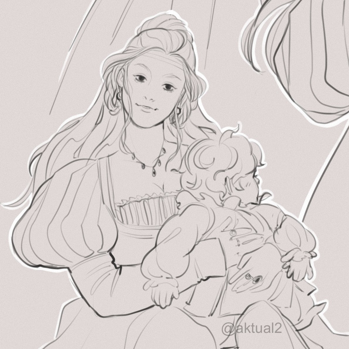 aktual22's tweet image. #rhaenyratargaryen #hotd 
realm&apos;s delight and her firstborn son.
i don&apos;t think i&apos;ll finish it...