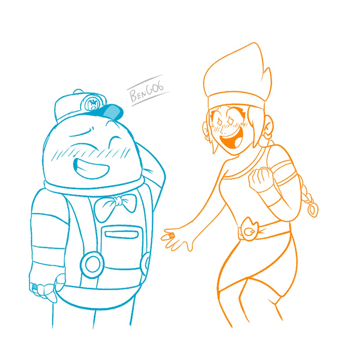 Ben_G_06's tweet photo. Sketch loumber q lindo ship #BrawlStars #BrawlStarsArt #Brawlstarsamber #Brawlstarslou #Loumber #Amblou #AmberxLou #LouxAmber #HotFreezing #Lou #Amber https://t.co/X0WBt4lOHK