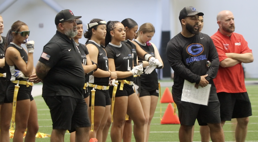 Taylor Rocha (@taylorrochatv) on Twitter photo What does one of the biggest girls’ flag football scenes in the country look like?
300+ athletes. 40+ high schools. All at #Raiders HQ.
<a href="/raidersimpact/">Raiders Impact</a>’s 5th Annual INSPIRE event showed how far the game’s come—and where it’s going next 🏈✨
<a href="/NFLFLAG/">NFL FLAG</a> <a href="/USAFootball/">USA Football</a> 📈 What does one of the biggest girls’ flag football scenes in the country look like?
300+ athletes. 40+ high schools. All at #Raiders HQ.
<a href="/raidersimpact/">Raiders Impact</a>’s 5th Annual INSPIRE event showed how far the game’s come—and where it’s going next 🏈✨
<a href="/NFLFLAG/">NFL FLAG</a> <a href="/USAFootball/">USA Football</a> 📈