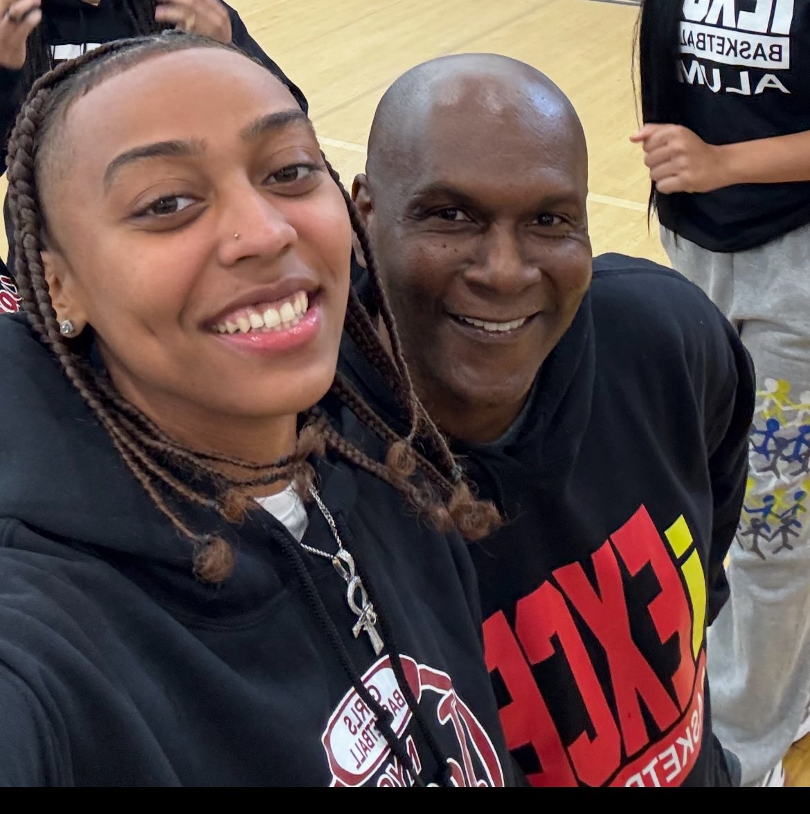 IEXCEL alumni Destiny Howell (Howard U / Wisconsin U)  came back to where it all started to tell her story to our younger players. It was great to spend time with her. She will have a great year in the Big 10 this year. And we Cant’t wait to see her light up the score board.