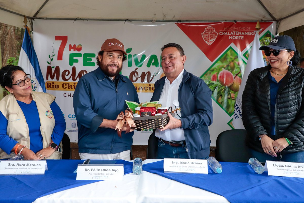 La Paz Times (@lapaztimes) on Twitter photo Vicepresidente <a href="/fulloa51/">Félix Ulloa</a> Felix Ulloa participa en el 7° Festival del Melocotón realizado en Chalatenango Norte y ratifica compromiso del gobierno con la seguridad, promoción del turismo y desarrollo económico
Nota completa
lapaztimes.com/7-festival-del… Vicepresidente <a href="/fulloa51/">Félix Ulloa</a> Felix Ulloa participa en el 7° Festival del Melocotón realizado en Chalatenango Norte y ratifica compromiso del gobierno con la seguridad, promoción del turismo y desarrollo económico
Nota completa
lapaztimes.com/7-festival-del…